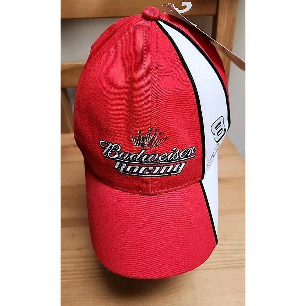 Vintage Dale Earnhardt Jr. Hat Winners Circle #8 Budweiser Crown Hat Nascar NWT
